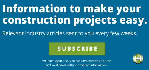 subscribe to construction newsletter