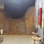 precise underground excavation at Trinity Lutheran Church