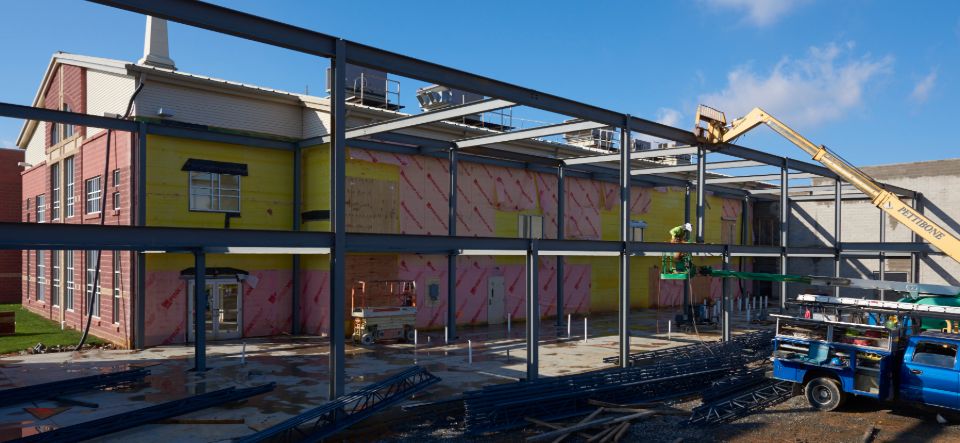 State College Alliance Church in construction