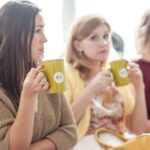 group of people listening