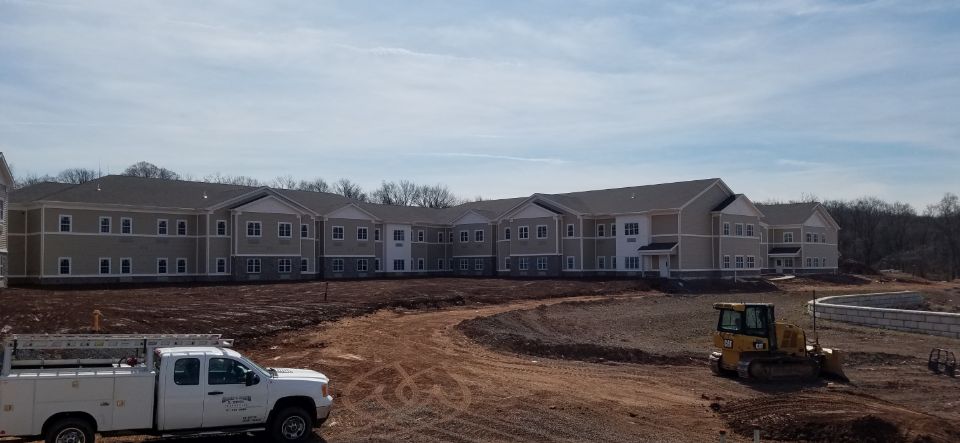 Providence Place Senior Living Collegeville in construction