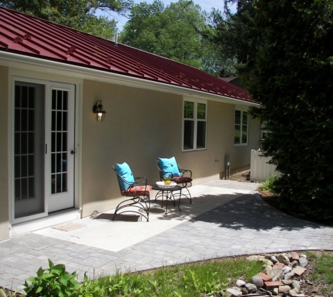senior living cottage exterior