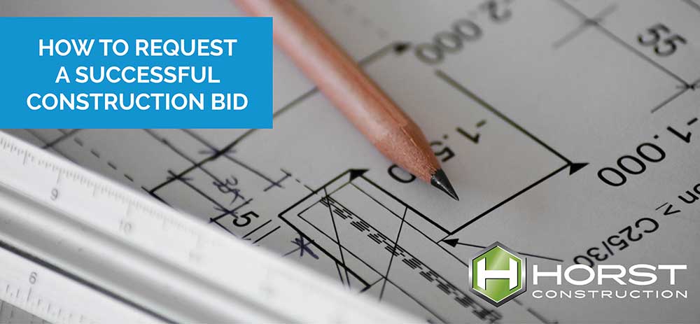 request successful construction bid