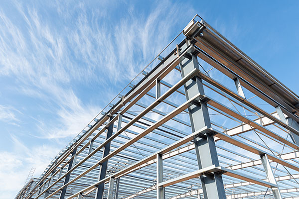 steel building frame