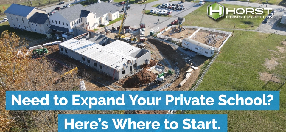 private school expansion in progress