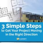 3 steps to successful construction project planning graphic