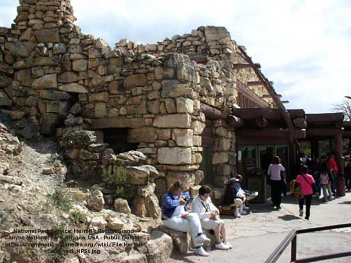 hermits rest at grand canyon south rim