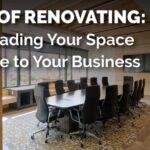 A conference room with the title "The ROI of Renovating: How Upgrading Your Space adds value to your business.