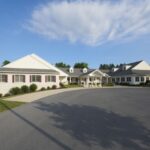 Front entrance view of Country Meadows drop off loop and front facing building